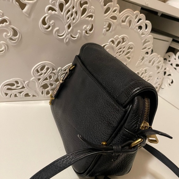 J.Crew crossbody leather bag navy blue good condition just the strap had damaged - Picture 5 of 16